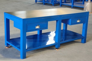 Banc de travail robuste pour monteurs avec tiroirs épaissis en acier, dimensions personnalisables, modèle 02237 (personnalisation possible) - Product Image 6