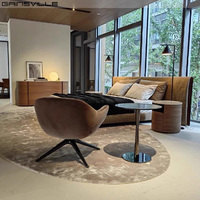 Ensemble de chambre à coucher moderne de luxe Gainsville Furniture, mobilier de villa, lit design taille Queen, cadre de lit taille King, luxe