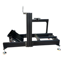 Vente directe usine – Cockpit de simulation de course 40120 en aluminium de haute qualité avec personnalisation pour simulateur de course VR
