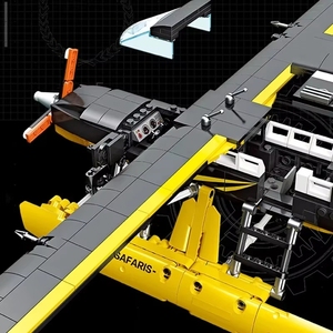 Jie Star JJ9172 Nouveau 2025 <span class=keywords><strong>Cessna</strong></span> 208 Avion Jouet Modèle d'Exposition Éducatif Briques à Petites Particules Cadeaux Ensemble de Blocs de Construction - Product Image 4