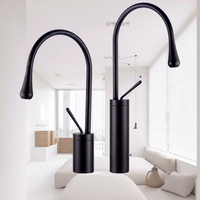 Robinet de lavabo moderne et simple en alliage, à montage sur pont, eau chaude et froide, robinet de cuisine et de salle de bain rotatif