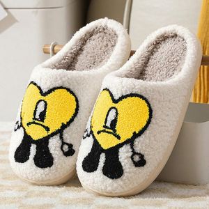 Pantuflas <span class=keywords><strong>de</strong></span> Casa para Mujer 2025 Estilo <span class=keywords><strong>Bad</strong></span> <span class=keywords><strong>Bunny</strong></span> para Invierno <span class=keywords><strong>de</strong></span> Piel Esponjosa, Sandalias Suaves <span class=keywords><strong>de</strong></span> Felpa, Antideslizantes y Ligeras - Product Image 5