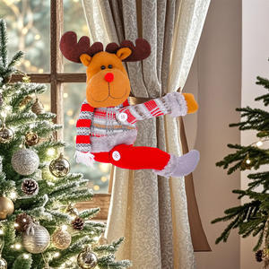 Attaches de rideaux décoratives en forme de poupées de dessin animé pour la décoration intérieure, les vitrines et les cadeaux de Noël - Product Image 5