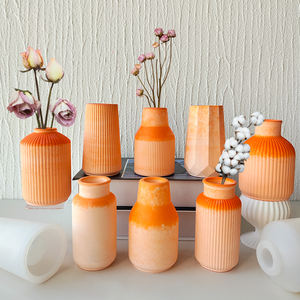 <span class=keywords><strong>Vase</strong></span> Anordnung Kristall Tropf Silikon form DIY Gips Zement Blumen arrangement Lagerung Harz Formen - Product Image 1