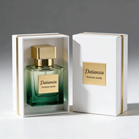 Flacon de parfum de nouvelle conception 30 ml 50 ml personnalisé de haute qualité unique et luxueux en verre vide
