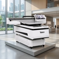 Impresora UV Yinstar Nueva 6090, Impresora UV de Rollo a Rollo, Impresora UV de Cama Plana con 3 Cabezales I3200 para Vidrio y Madera