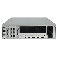 Châssis industriel Mini-ITX en aluminium 2U Boîtier PC Mini-ITX avec fente d'extension pour serveur de M-ATX Mo Stock disponible