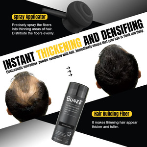 Herramientas de salón más vendidas, bomba de mano de plástico negro, polvo de fibras para el cabello, aplicador de aerosol eléctrico para tienda de peluquería profesional - Product Image 6