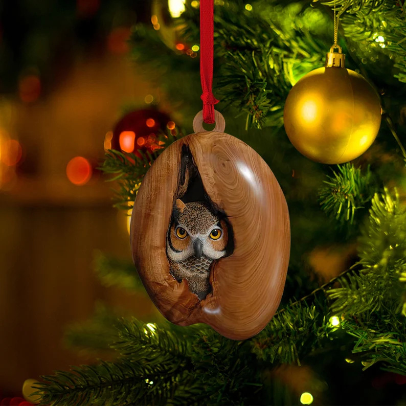 Pendentif hibou b