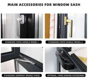 CE Úc tiêu chuẩn tùy chỉnh kính hai lớp bên trong và bên ngoài cửa sổ Hợp kim nhôm - Product Image 5