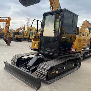 Mini excavatrice d'occasion SANY SY75C 7.5 tonnes avec pompe certifiée CE EPA pour une vente bon marché - Product Image 3