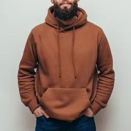 Unisex <b>Hoodies</b> Heavyweight Fleece Boxy Oversize <b>Plain</b> Color Custom logo Crewneck Pullover Streetwear Bulk American Size - Product Image 3