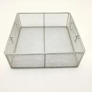 Menyesuaikan Logam Wire Mesh Stainless Steel Bowl Basket untuk Rumah Tangga Penyimpanan/Kualitas Tinggi Logam Hitam Ayam Keranjang Penyimpanan Kawat