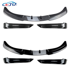 Alerón Delantero para Parachoques de Coche con Ángulo de Envoltura, Kit de Difusor de Labio Divisor de Parachoques para <span class=keywords><strong>BMW</strong></span> Serie 3 E90 <span class=keywords><strong>E91</strong></span> <span class=keywords><strong>320i</strong></span> 325i 2005-2008 - Product Image 2