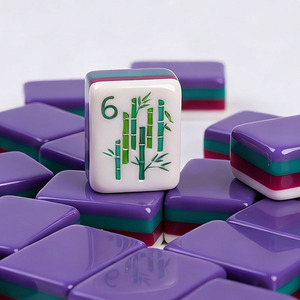 Wholesale New High Quality 4 Layer <b>Mahjong</b> <b>Set</b> Modern Luxury American <b>Mahjong</b> Tiles Blank <b>Mahjong</b> - Product Image 4