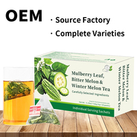 Thé OEM personnalisé au melon amer, feuille de mûrier et melon d'hiver, saveur melon d'hiver, pour la santé de la pression artérielle