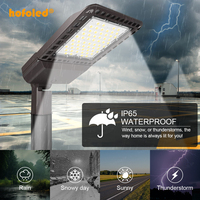 Projecteur LED Commercial Extérieur 100W 150W 200W 240W 300W 150LM/W avec Capteur Crépuscule à l'Aube pour Parking