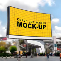 Écran publicitaire LED extérieur 3D RAVLED personnalisable, SMD fixe P2-P10, étanche IP65, 4K, luminosité 5000 cd, garantie 5 ans