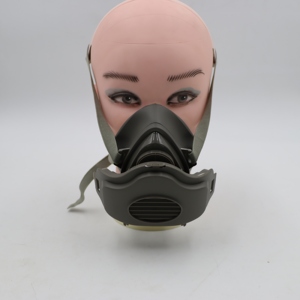 <span class=keywords><strong>Masque</strong></span> anti-poussière demi-visage, respirateur anti-particules à filtre unique, <span class=keywords><strong>masque</strong></span> de sécurité confortable en silicone pour la protection au travail - Product Image 1