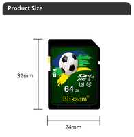 Kundenspezifisches Logo Plastik-SD-Karte Hochwertige Kamera-Speicherkarte Videoaufnahme-Flashkarte 32GB/64GB/128GB/256GB