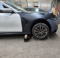 Qualité supérieure pour BMW G20 G28 2018-2025 Série 3 320I 330I Mise à niveau vers le style M3 Kit carrosserie large Kit carrosserie large Pare-chocs avant Grille Capot