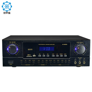 Ak-8300 Karaoke Power Amplifier 2 Channel for 4-8 Ohm Impedance 20Hz-20kHz Home Theater Stage KTV Use - Product Image 1