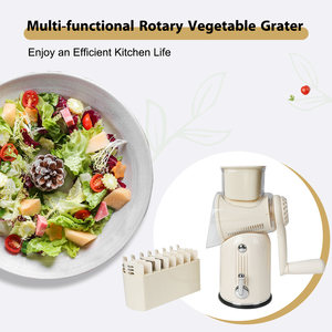 5 lưỡi điều chỉnh công cụ đa chức năng hướng dẫn sử dụng trống Nut pho mát mandoline cắt trái cây quay rau vắt Chopper - Product Image 3