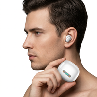 Écouteurs intra-auriculaires sans fil Brightblue True Wireless 5.4 avec indicateur LED, étanchéité IPX4, contrôle tactile, son stéréo, faible latence 20