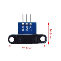 Módulo Sensor de Velocidad Infrarrojo IR con Optoacoplador para Medición de Distancia y Detección, para Arduino, Coches Inteligentes y Robots, Producto de Circuitos Integrados