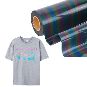 <span class=keywords><strong>Rouleau</strong></span> de feuille de vinyle de transfert de chaleur HTV réfléchissant argent haute visibilité pour T-Shirt Pas encore d'avis 114 vendus - Product Image 1