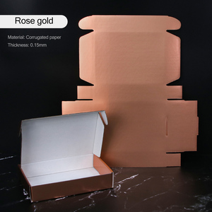 Hộp Giấy Sáng Bóng Lá Ba Chiều & Óng Ánh, Hộp Bưu Phẩm Gợn Sóng Màu Laser Cầu Vồng In Logo Tùy Chỉnh Để Đóng Gói Quà Tặng - Product Image 6