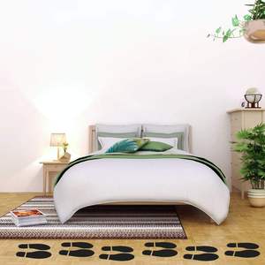 Impresiones Pegatinas <span class=keywords><strong>de</strong></span> huella <span class=keywords><strong>de</strong></span> Zapato Negro Huella <span class=keywords><strong>de</strong></span> piso Calcomanías Pegatinas <span class=keywords><strong>para</strong></span> piso Señal Guía Direcciones Pies Distancia Calcomanías <span class=keywords><strong>de</strong></span> pared - Product Image 6