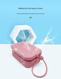 Women's Waterproof Silicone <b>Makeup</b> Cosmetic <b>Case</b> Zipper Closure Shoulder Crossbody Organizer Pouch for Coin <b>Brushes</b> Purse Bags - Product Image 5