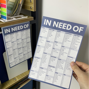 แผ่นจดบันทึกสำหรับวางแผนมื้ออาหารมื้อกลางวันของครอบครัวแผ่นบันทึกแผนเมนูอาหารรายสัปดาห์บันทึกสำหรับสมุดจดรายการอาหารแม่เหล็กติดตู้เย็น - Product Image 4