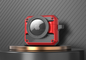 Étui Weview Fashion Defender pour <span class=keywords><strong>AirPods</strong></span> <span class=keywords><strong>Pro</strong></span> 2 Boucle de verrouillage de l'interrupteur Couverture antichoc pour écouteurs Logo personnalisé avec support <span class=keywords><strong>Airtag</strong></span> - Product Image 3