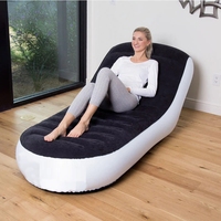 Canapé moderne un siège portable, pliable et paresseux Canapé gonflable simple pour l'extérieur Canapé gonflable