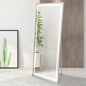 Estación <span class=keywords><strong>de</strong></span> espejo <span class=keywords><strong>de</strong></span> longitud completa ajustable <span class=keywords><strong>con</strong></span> luz LED dorada, muebles <span class=keywords><strong>de</strong></span> estilo <span class=keywords><strong>para</strong></span> salón <span class=keywords><strong>de</strong></span> <span class=keywords><strong>belleza</strong></span>, sala <span class=keywords><strong>de</strong></span> estar, espejo <span class=keywords><strong>de</strong></span> salón - Product Image 5