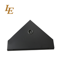 Armoire réseau d'angle triangulaire murale pour serveur, gain de place, 19 pouces, porte en verre trempé de 5 mm, panneau latéral amovible