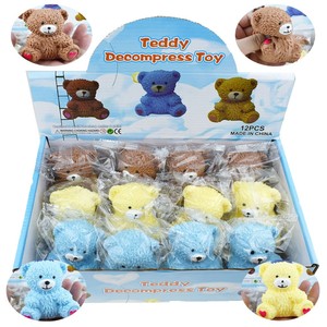 Cartoon <b>Cute</b> Teady <b>Bear</b> Toy Play Creative Stress Relief Toy Made of Durable Tpr Material Popular Squeeze Toy - Product Image 5