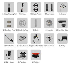 Asiento Extraíble para Bicicleta Eléctrica Serie V20, Funda Impermeable de Cuero, Accesorios para Bicicleta Eléctrica, Color Negro - Product Image 6