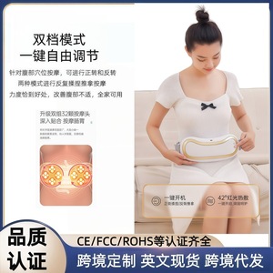 เครื่องนวดหน้าท้องไฟฟ้าแบบชาร์จได้ นวดประคบร้อนแบบสั่นสะเทือน สำหรับคอ หลังส่วนล่าง ใช้ในบ้าน - Product Image 3
