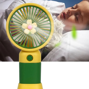 Ventilador Portátil Mini 2025, Precio de Fábrica, Ventilador de Escritorio Pequeño Recargable por USB, Ventilador de Mano de Dibujos Animados para Verano - Product Image 4