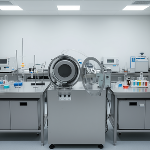 Máquina de Recubrimiento de Películas Jet Coater Lab Xs 5 de 10 Litros con Calentamiento y Recubrimiento, de Acero Inoxidable - Product Image 3