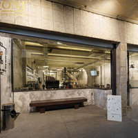 ONI Shopfitting Vintage Beer Bar Boissons Gâteau Burger Café Décoration Meubles Design d'intérieur Comptoir Vitrine Meubles