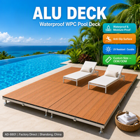 Système de terrasse en WPC réglable en hauteur OEM/ODM |   Installation rapide |   Pour les salles de sport, les jardins de villas et les cours