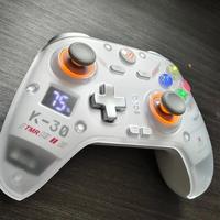 Nuevo Control Inalámbrico para Juegos Aolion K30 RGB con Indicador de Nivel de Batería, Joystick TMR para Switch 2/PC/Teléfono, Gatillos Hall para Switch