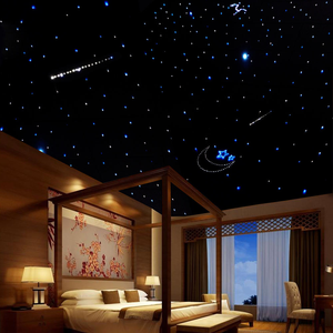 Panneau de plafond lumineux à fibres optiques LED ciel étoilé haute densité personnalisé, panneaux acoustiques en fibre de polyester - Product Image 6