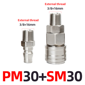 Pneumatic C-type Self-locking Joint Air Compressor Pump Fitting Quick Coupling Accessories PU Tube Pipe Connector