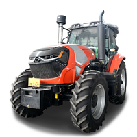 Tracteur agricole 80HP 4x4, tracteur à roues, tracteur compact, mini-tracteur pour travaux agricoles