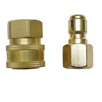Coupleur rapide hydraulique Tobestar de qualité supérieure, tuyau à tuyau, avec filetage femelle